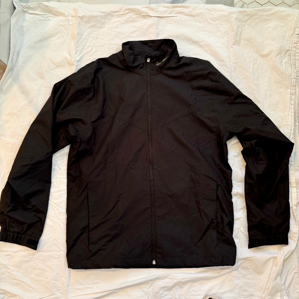 Nike Storm-Fit Waterproof Golf Rain Jacket - Solid Black Men’s Medium
